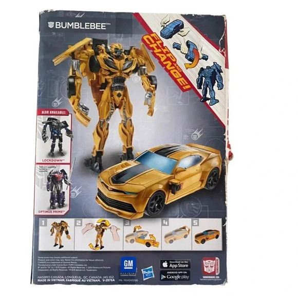 NIB New Transformers Flip Change Bumblebee The Last Knight Autobots Unite *READ* - Picture 3 of 12
